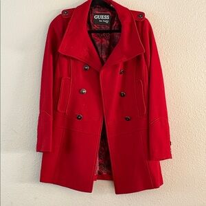 GUESS Scarlet Double-Breasted Peacoat